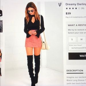 Lulus dreaming darling top.